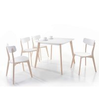 Scaun TIBI Genarom SN Alb / Stejar Bielony