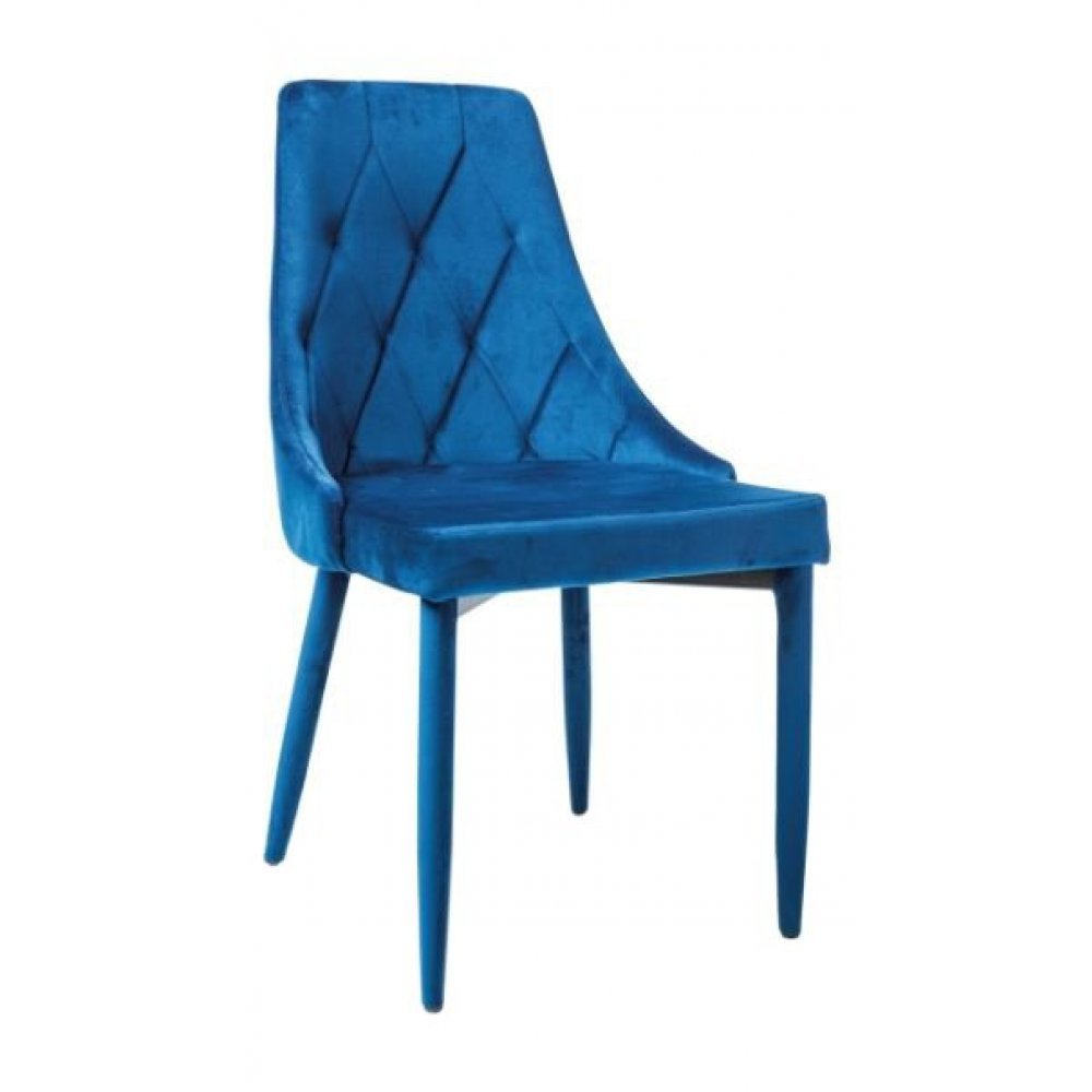Scaun tapitat TRIX VELVET Genarom SN Bleumarin / Bluvel 86