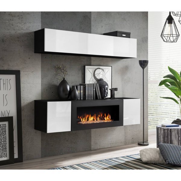 Living FLY N 23 ZW FY N1 Genarom AM Negru / Alb Lucios