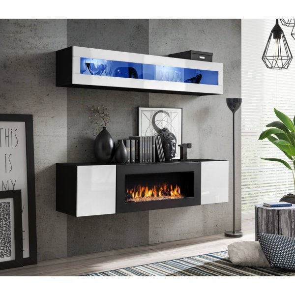 Living FLY N 23 ZW FY N2 Genarom AM Negru / Alb Lucios