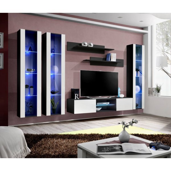 Living FLY P 23 ZW FY P2 Genarom AM Negru / Alb Lucios