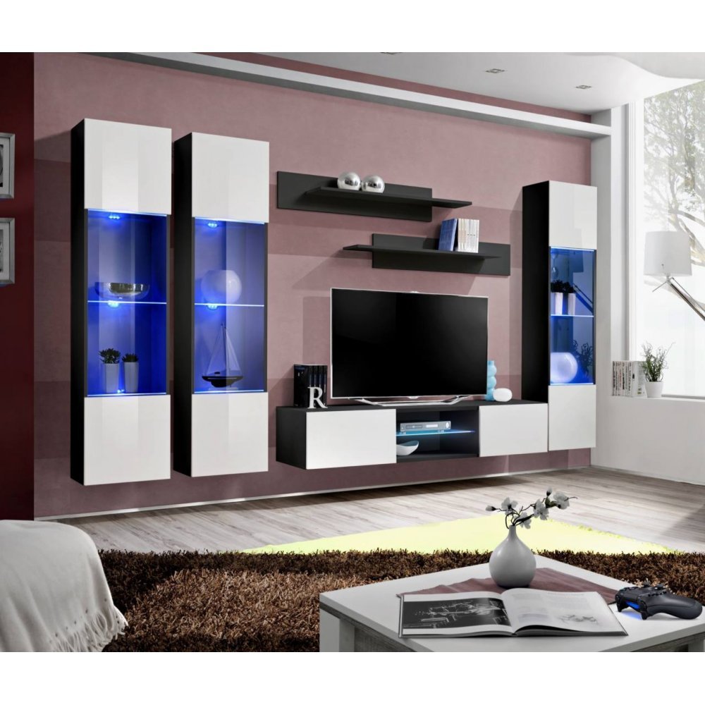 Living FLY P 23 ZW FY P3 Genarom AM Negru / Alb Lucios