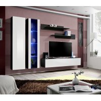 Raft Suspendat FLY Genarom AM 23 ZW FY 40 Negru / Alb Lucios