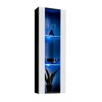 Vitrina Suspendata FLY Genarom AM 23 ZW FY 21 Negru / Alb Lucios