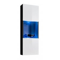 Vitrina Suspendata FLY Genarom AM 23 ZW FY 22 Negru / Alb Lucios
