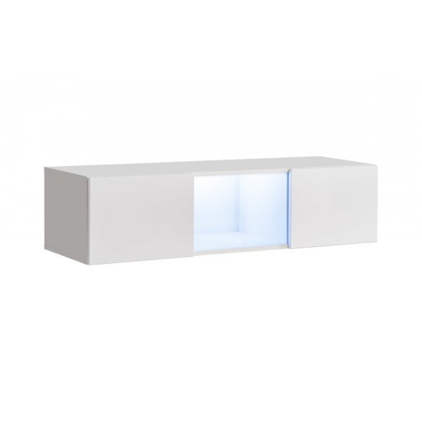 Vitrina suspendata FLY Genarom AM 23 WW FY 12 Alb / Alb Lucios