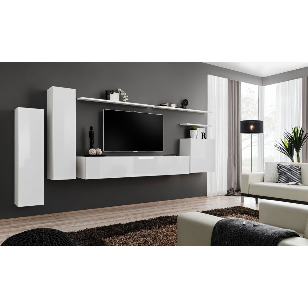 Living SWITCH 1 26 WW SW 1 Genarom AM Alb / Alb Lucios