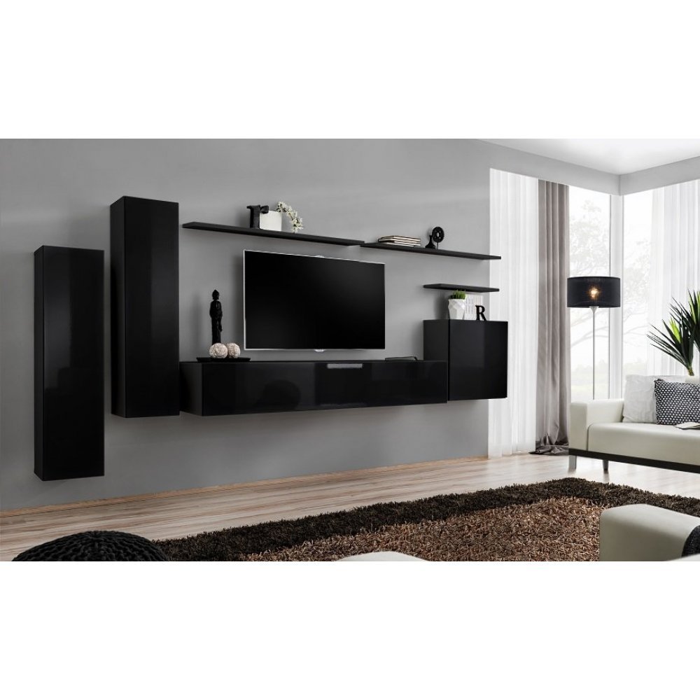 Living SWITCH 1 26 ZZ SW 1 Genarom AM Negru / Negru Lucios