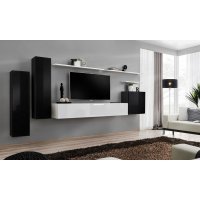 Living SWITCH 1 26 ZW SW 1 Genarom AM Negru Lucios / Alb Lucios
