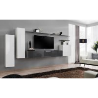 Living SWITCH 1 27 WG SW 1 Genarom AM Alb Lucios / Grafit Lucios
