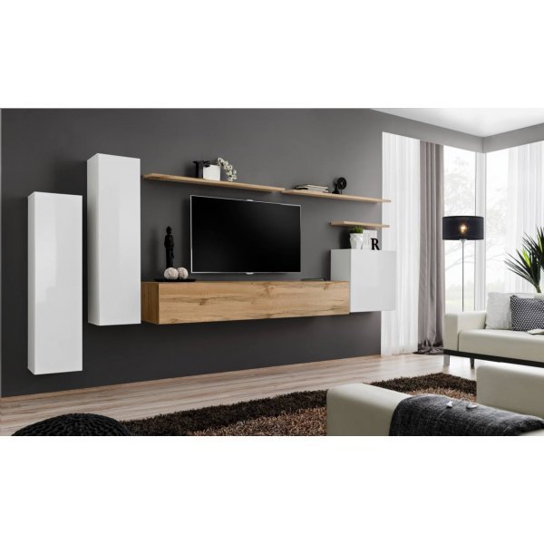 Living SWITCH 1 WWT SW 1 Genarom AM Alb Lucios / Stejar Wotan