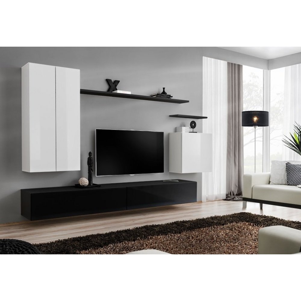 Living SWITCH 2 26 WS SW 2 Genarom AM Alb Lucios / Negru Lucios