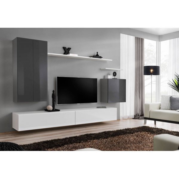 Living SWITCH 2 27 GW SW 2 Genarom AM Grafit Lucios / Alb Lucios