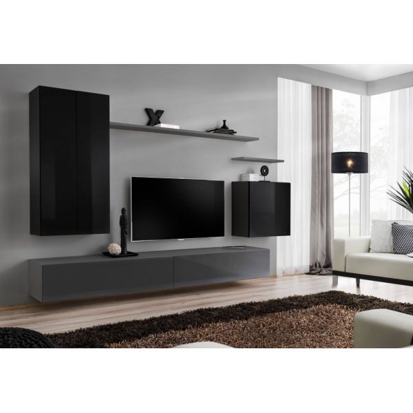 Living SWITCH 2 27 ZG SW 2 Genarom AM Negru Lucios / Grafit Lucios