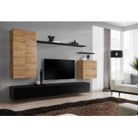 Living SWITCH 2 WTS SW 2 Genarom AM Stejar Wotan / Negru Lucios