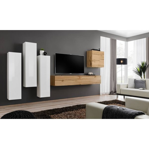 Living SWITCH 3 WWT SW 3 Genarom AM Alb Lucios / Stejar Wotan