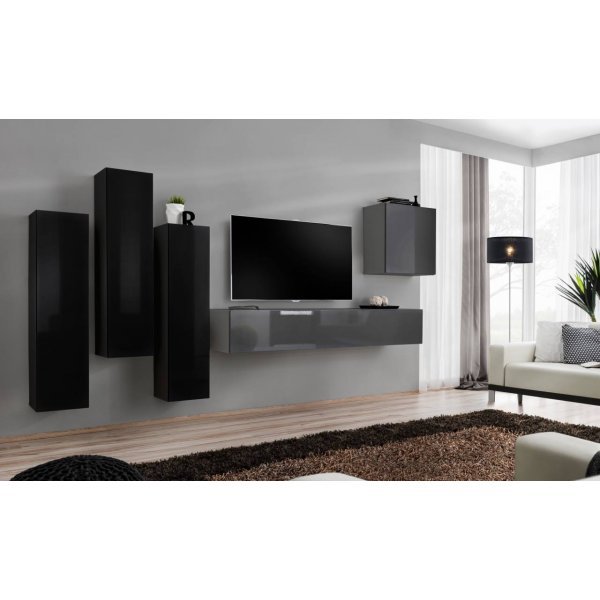 Living SWITCH 3 27 ZG SW 3 Genarom AM Negru Lucios / Grafit Lucios