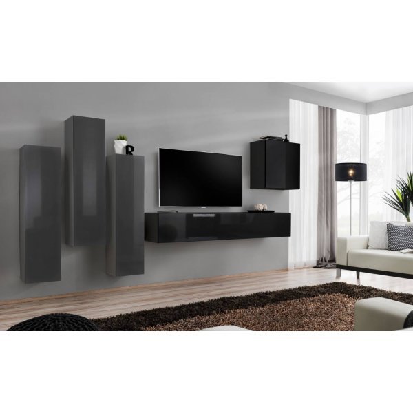 Living SWITCH 3 27 GZ SW 3 Genarom AM Grafit Lucios / Negru Lucios