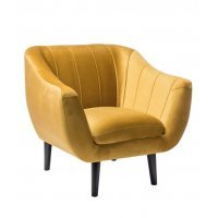 Fotoliu ELITE VELVET 1 Bluvel 68 / Galben