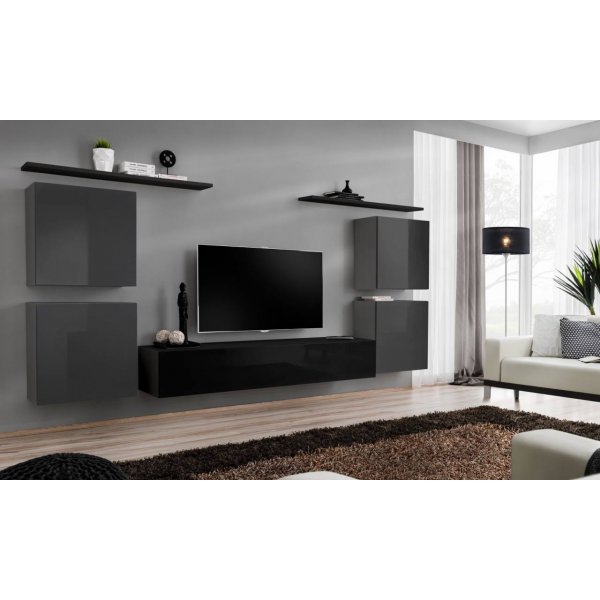 Living SWITCH 4 27 GZ SW 4 Genarom AM Grafit Lucios / Negru Lucios