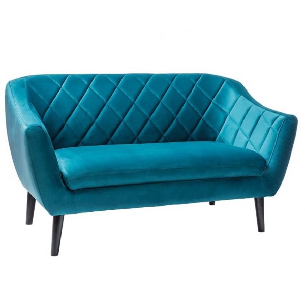 Canapea 2L MOLLY VELVET 2 Bluvel 85 / Turquoise