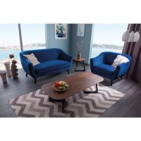 Canapea 2L MOLLY VELVET 2 Bluvel 86 / Bleumarin