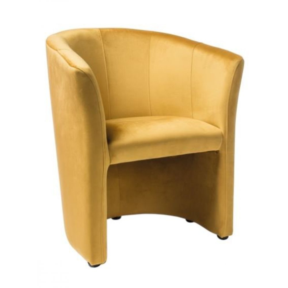 Fotoliu TM 1 VELVET Genarom SN Bluvel 68 / Curry