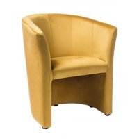 Fotoliu TM 1 VELVET Genarom SN Bluvel 68 / Curry