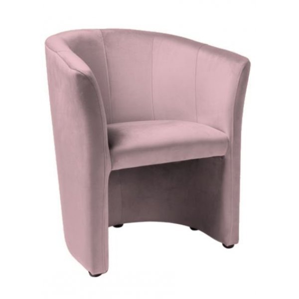 Fotoliu TM 1 VELVET Genarom SN Bluvel 91 / Roz