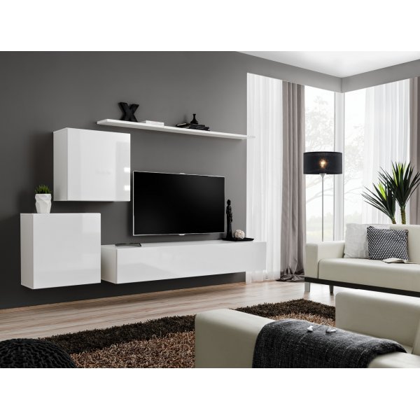 Living SWITCH 5 26 WW SW 5 Genarom AM Alb / Alb Lucios