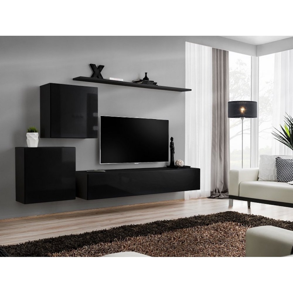 Living SWITCH 5 26 ZZ SW 5 Genarom AM Negru / Negru Lucios