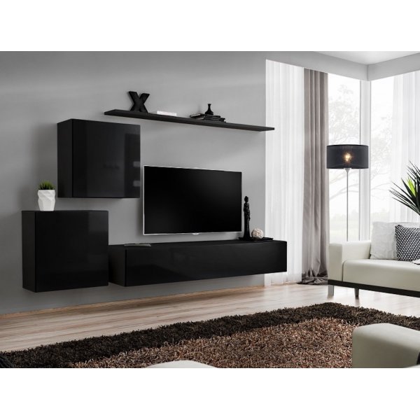 Living SWITCH 5 26 ZZ SW 5 Genarom AM Negru / Negru Lucios
