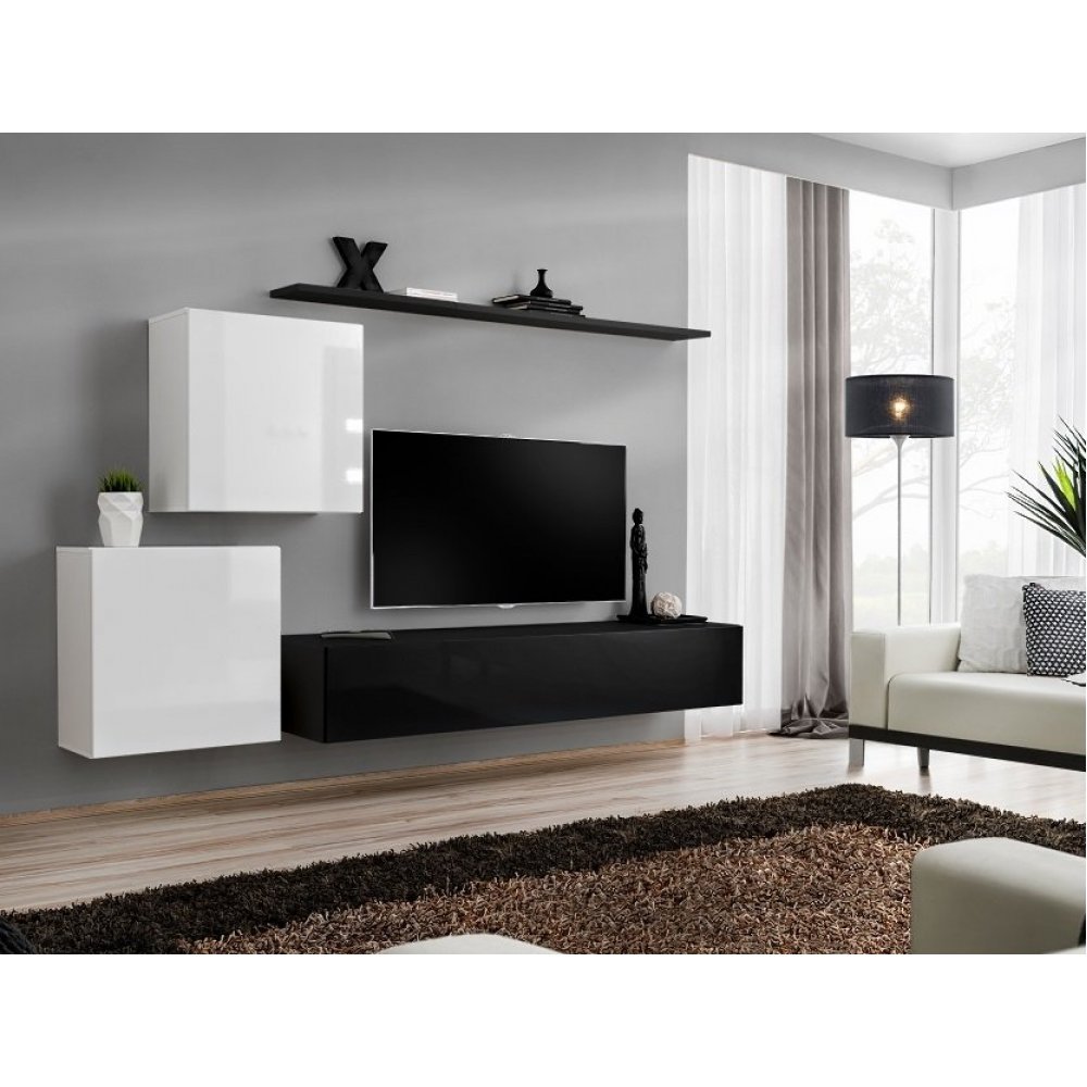 Living SWITCH 5 26 WS SW 5 Genarom AM Alb Lucios / Negru Lucios