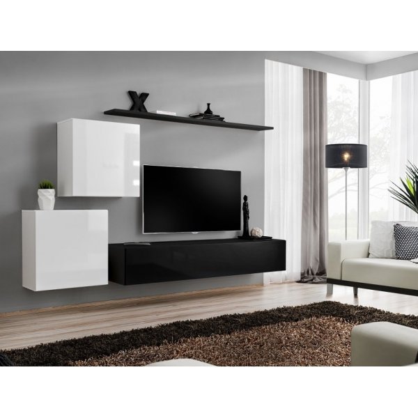 Living SWITCH 5 26 WS SW 5 Genarom AM Alb Lucios / Negru Lucios