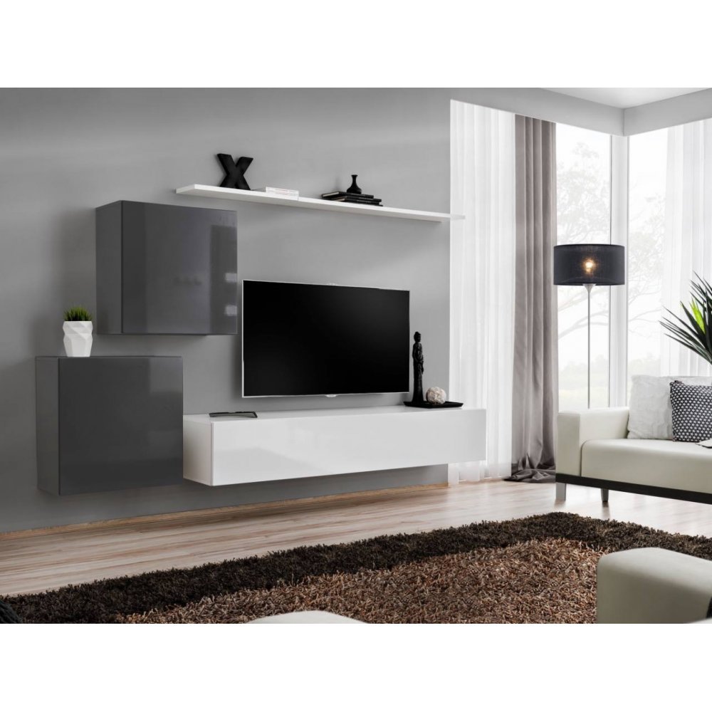 Living SWITCH 5 27 GW SW 5 Genarom AM Grafit Lucios / Alb Lucios