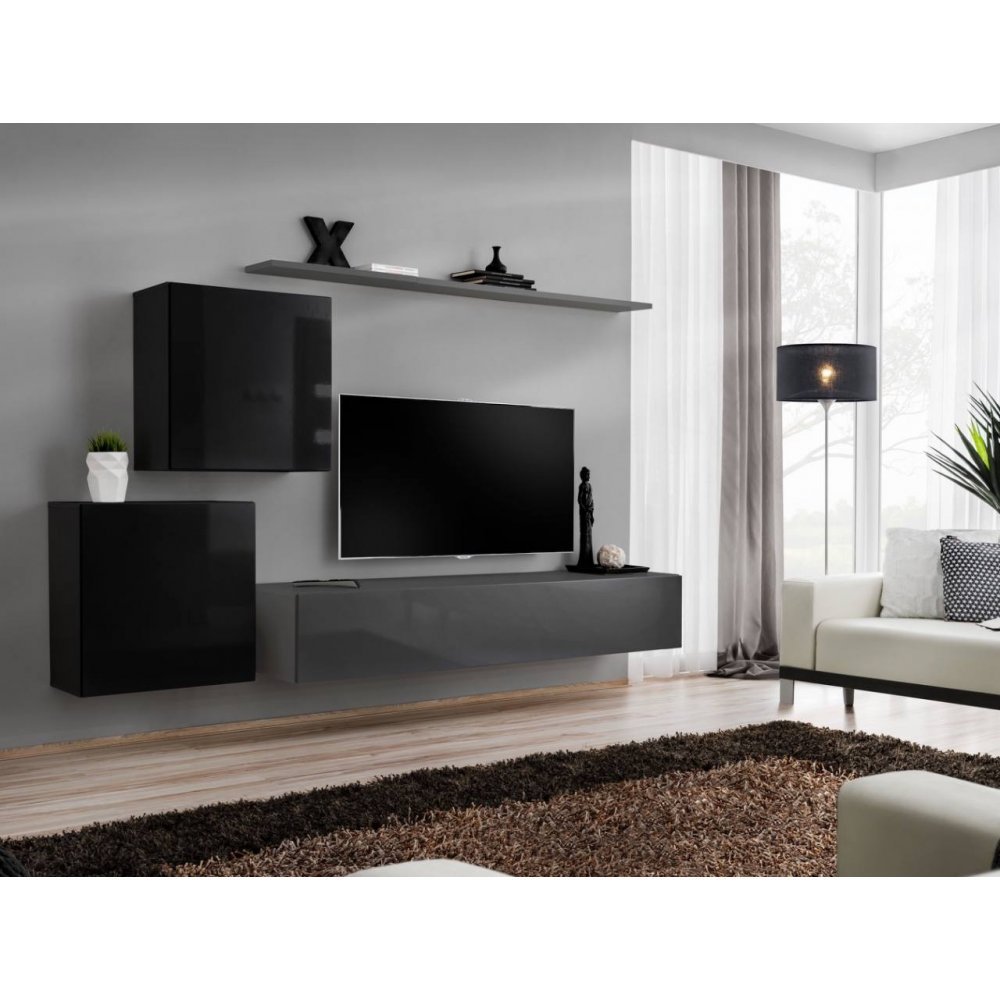 Living SWITCH 5 27 ZG SW 5 Genarom AM Negru Lucios / Grafit Lucios