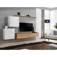 Living SWITCH 5 WWT SW 5 Genarom AM Alb Lucios / Stejar Wotan
