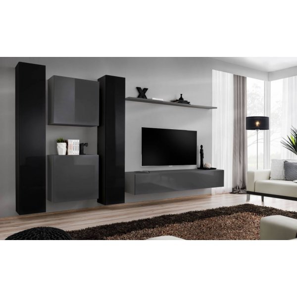 Living SWITCH 6 27 ZG SW 6 Genarom AM Negru Lucios / Grafit Lucios