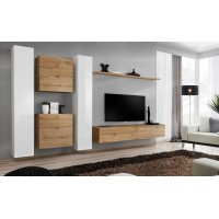 Living SWITCH 6 WWT SW 6 Genarom AM Alb Lucios / Stejar Wotan