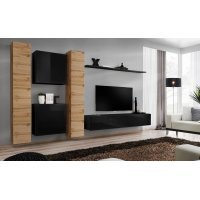 Living SWITCH 6 WTS SW 6 Genarom AM Stejar Wotan / Negru Lucios