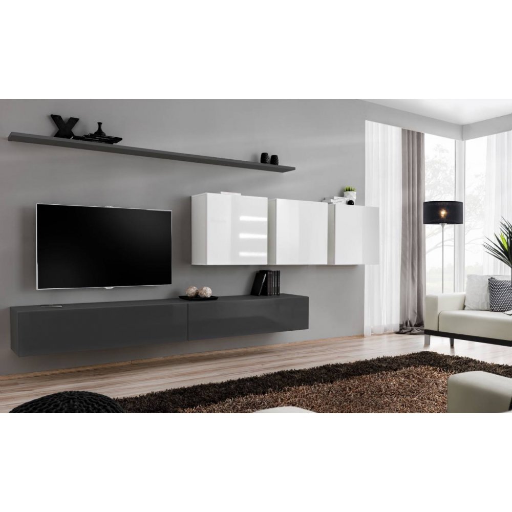 Living SWITCH 7 27 GW SW 7 Genarom AM Grafit Lucios / Alb Lucios