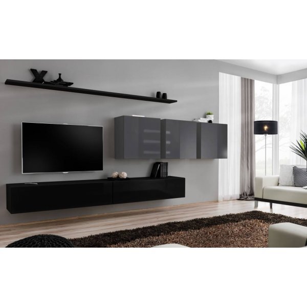 Living SWITCH 7 27 ZG SW 7 Genarom AM Negru Lucios / Grafit Lucios