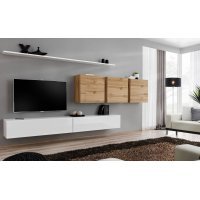 Living SWITCH 7 WWT SW 7 Genarom AM Alb Lucios / Stejar Wotan
