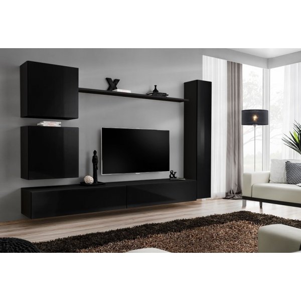 Living SWITCH 8 26 ZZ SW 8 Genarom AM Negru / Negru Lucios