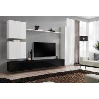 Living SWITCH 8 26 WS SW 8 Genarom AM Alb Lucios / Negru Lucios