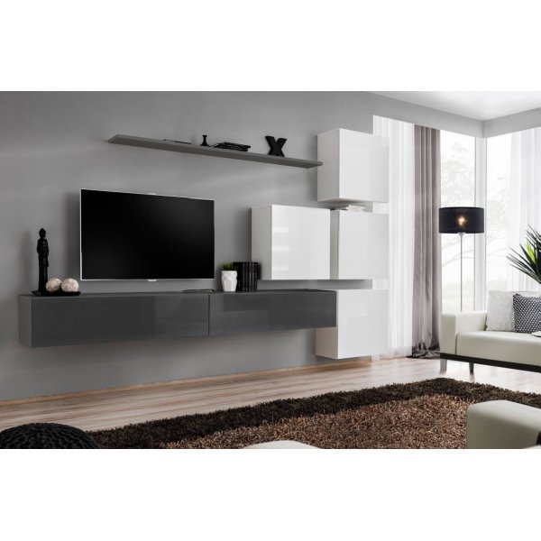 Living SWITCH 9 26 ZW SW 9 Genarom AM Negru Lucios / Alb Lucios