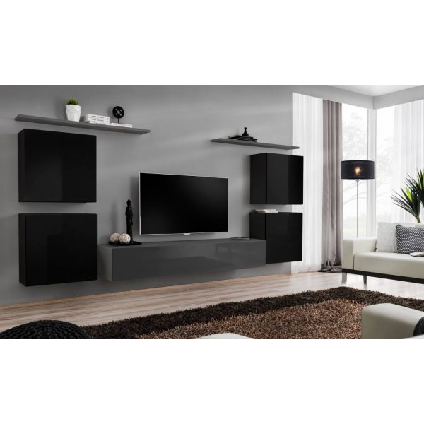 Living SWITCH 4 27 ZG SW 4 Genarom AM Negru Lucios / Grafit Lucios