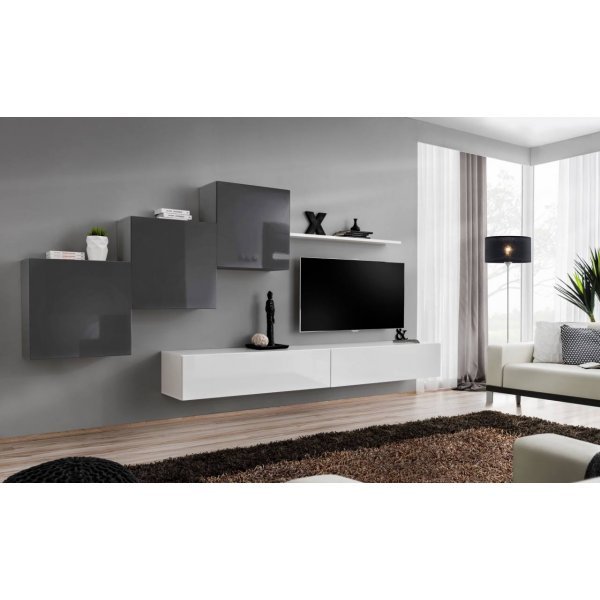 Living SWITCH 10 27 GW SW 10 Genarom AM Grafit Lucios / Alb Lucios