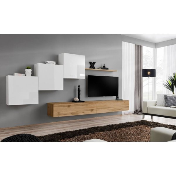 Living SWITCH 10 WWT SW 10 Genarom AM Alb Lucios / Stejar Wotan