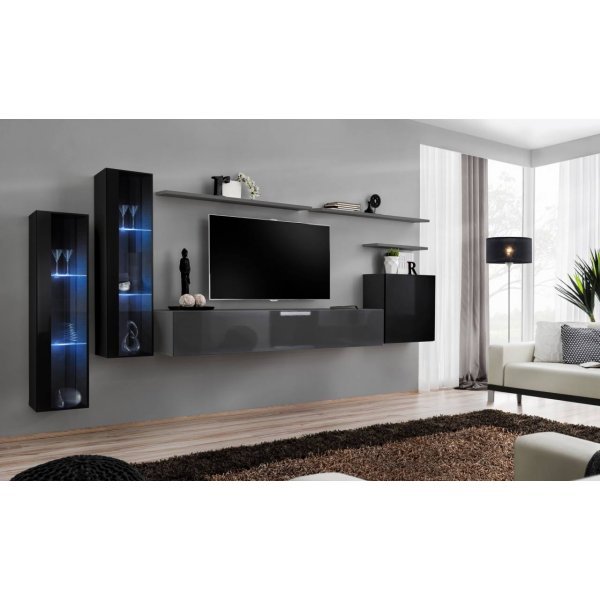 Living SWITCH 11 27 ZG SW 11 Genarom AM Negru Lucios / Grafit Lucios